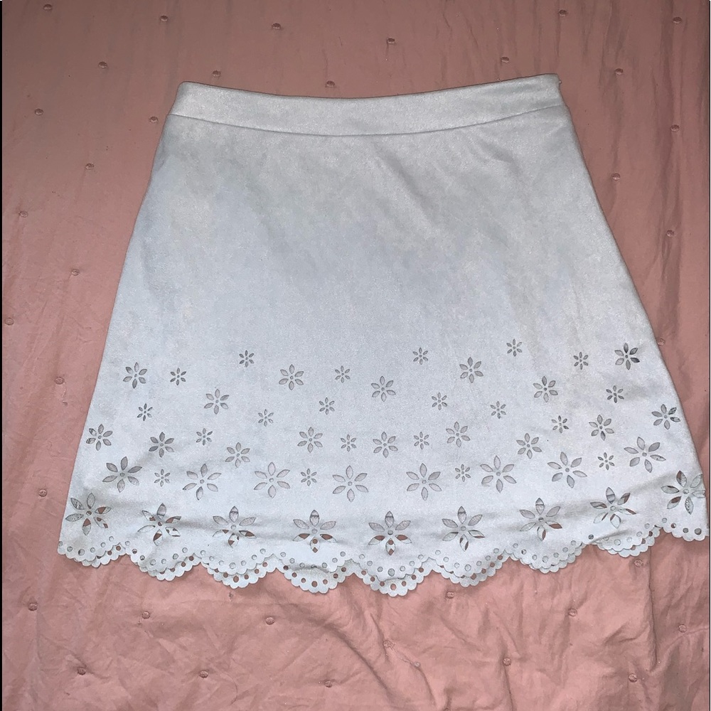 Light blue skirt